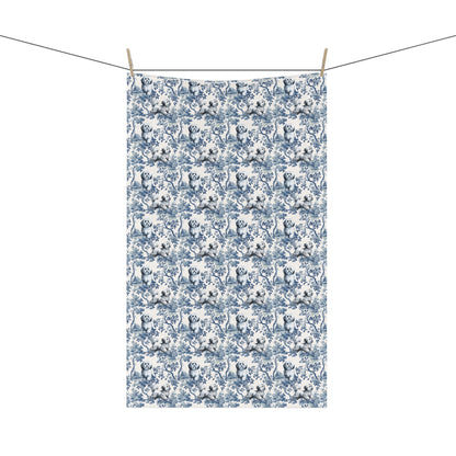 Havanese Cotton Tea Towels - Toile Pattern