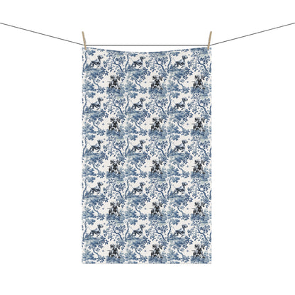 Vizsla Cotton Tea Towels -Toile Pattern
