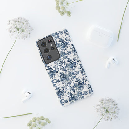 Bigfoot Fishing Phone Case - Toile Pattern