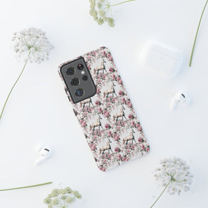 Arabian Horse Phone Case - Floral Rose Pattern