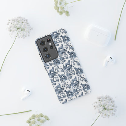 Scottish Deerhound Phone Case - Toile Pattern