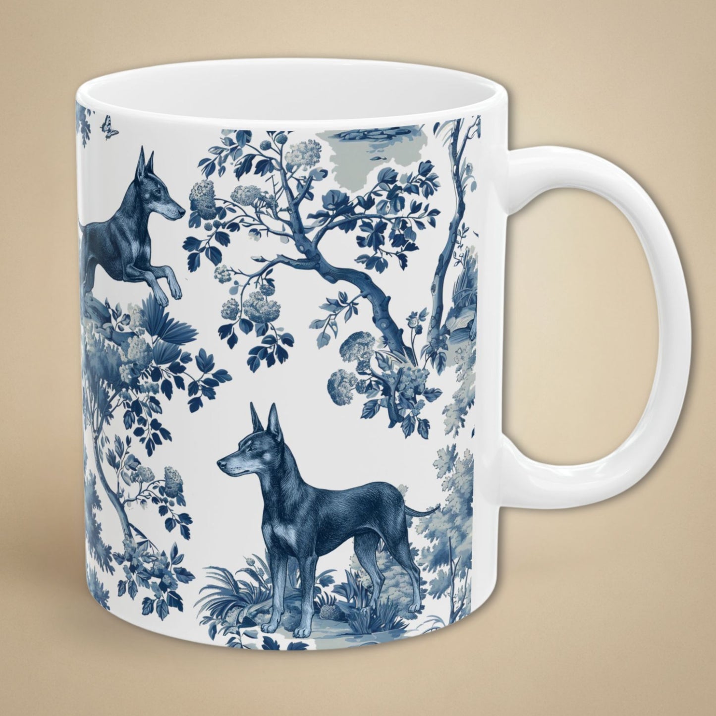 Toy Manchester Terrier Mug - Toile