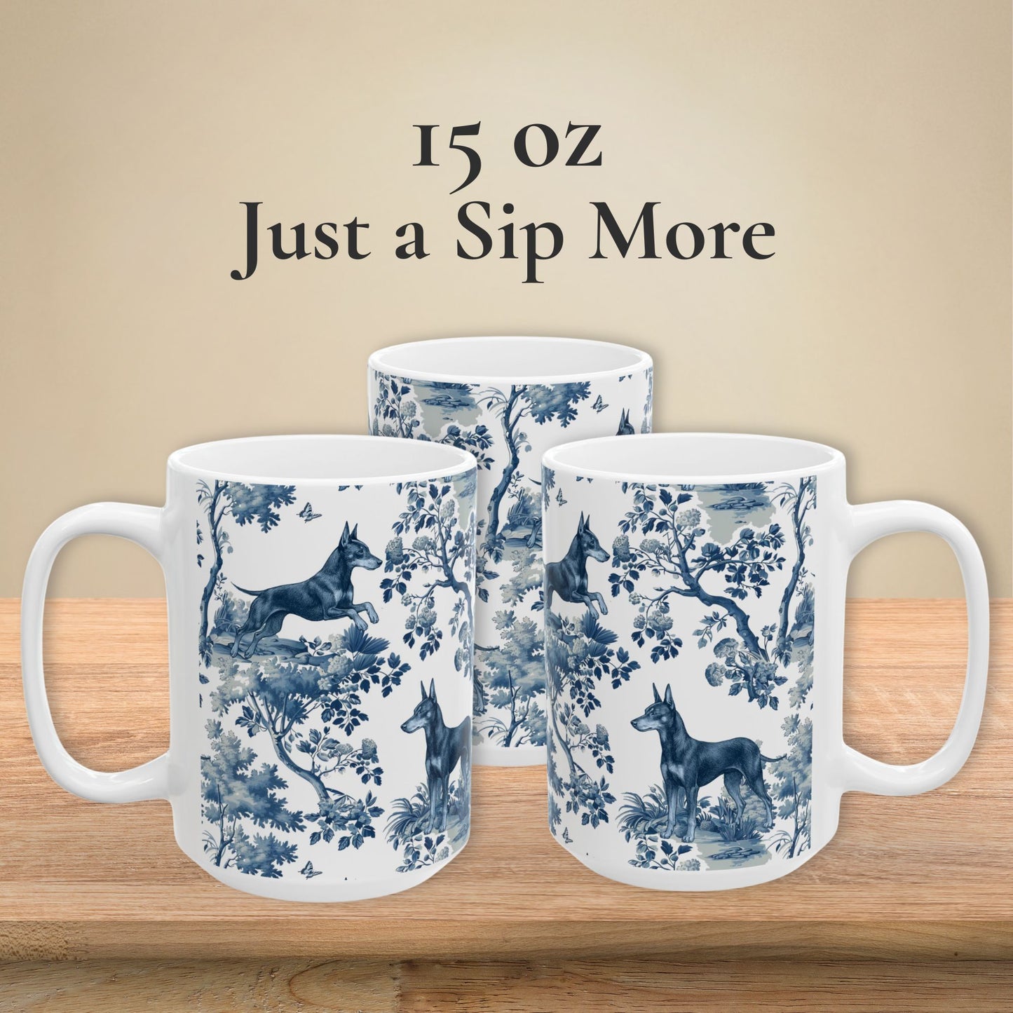 Toy Manchester Terrier Mug - Toile