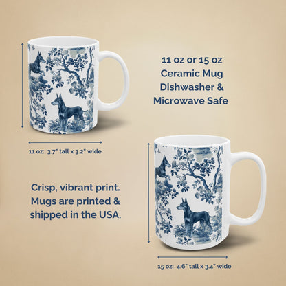 Toy Manchester Terrier Mug - Toile