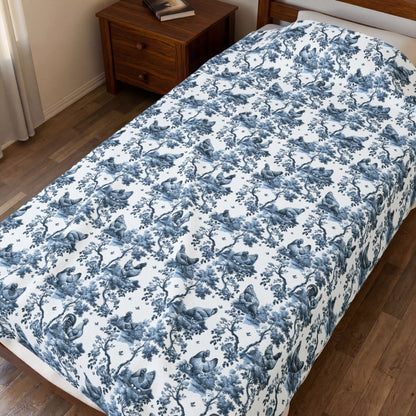 Chicken Blanket - Toile Pattern