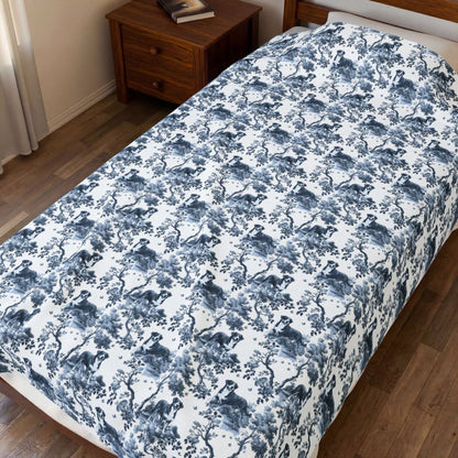 Greater Swiss Mountain Dog Blanket - Toile Pattern
