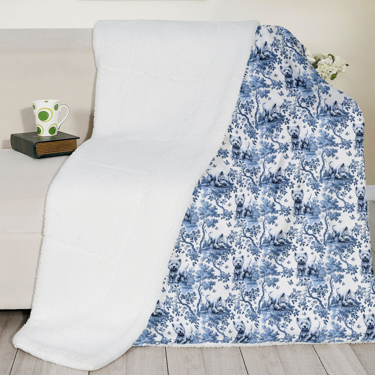 West Highland Terrier Blanket - Toile