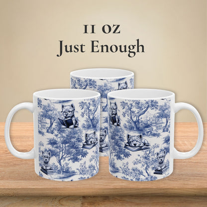 West Highland Terrier Mug - Toile Reading