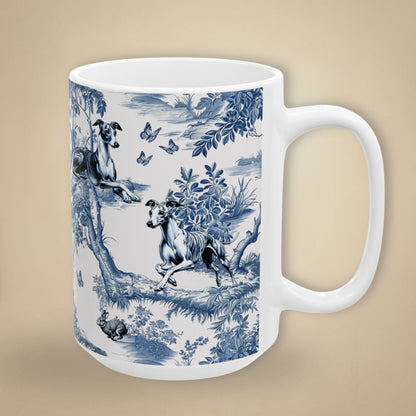Whippet Mug - Toile