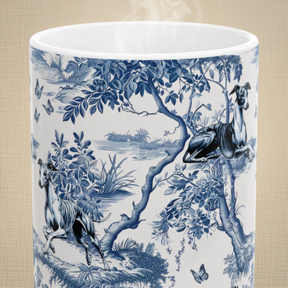 Whippet Mug - Toile